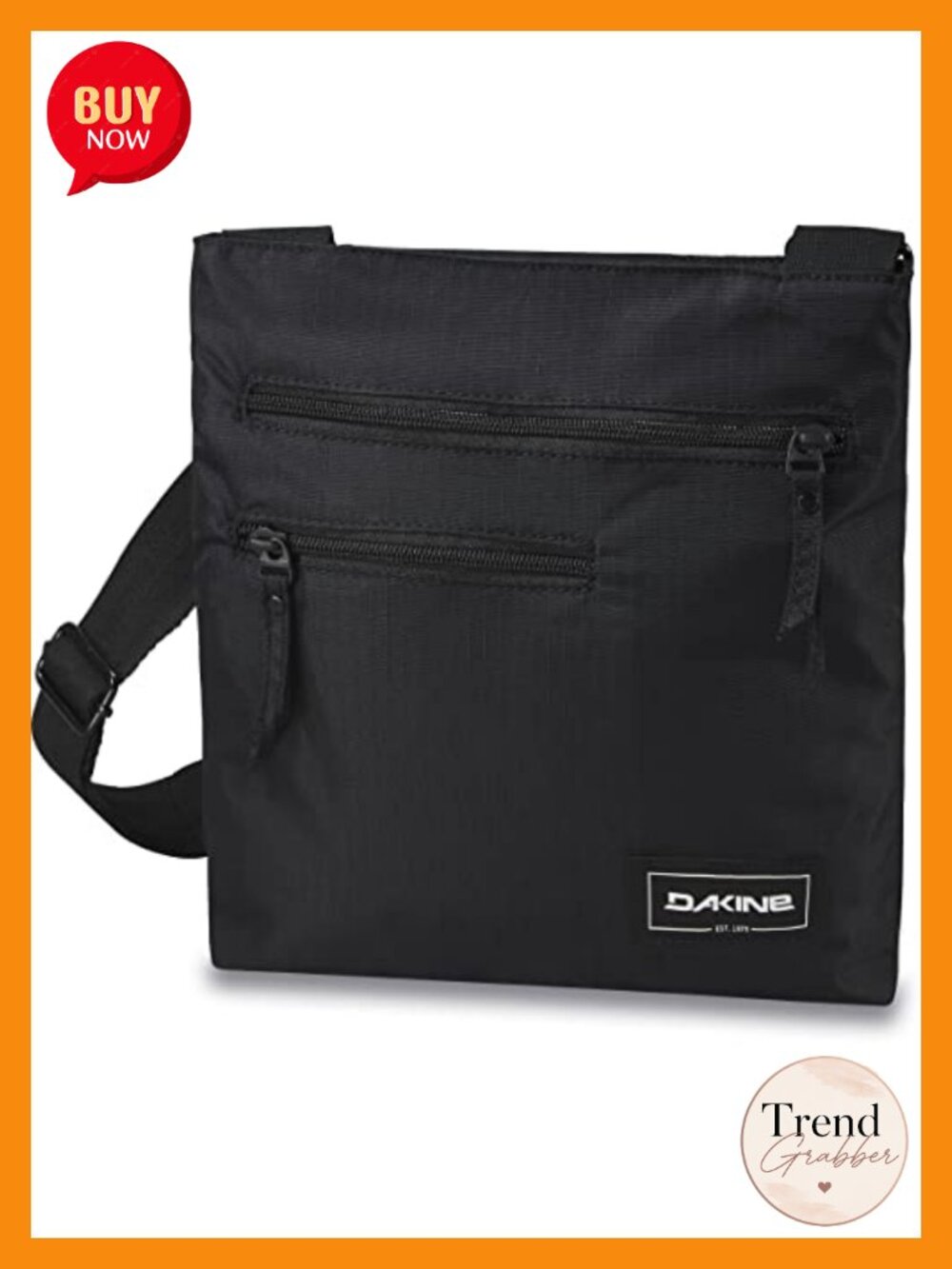 Dakine Jo Jo Crossbody Bag - Recycled Nylon, Fits Tablets, Adjustable Strap